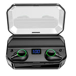 Wireless Touch Earbuds Noise Reduction T9 TWS True Binaural 5.0 Bluetooth Earphone 7000mAh IPX7 Waterproof Stereo Sport Headset