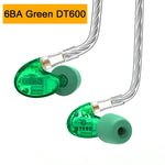 NICEHCK DT600 6BA/DT500 5BA/DT300 Pro 3BA Drive Unit In Ear Earphone 6/5/3 Balanced Armature Detachable MMCX HIFI Sports Headset