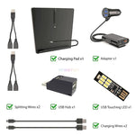 GEN 2 Upgraded Tesla Model 3 Y Mobile Phone Wireless Charger Accessories Kit Center Console Horizontally Charging Pad for iPhone
