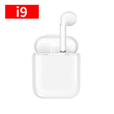 Wireless Headphones I9 Bluetooth 5.0 Wireless Earphones Airpodding Charging Box With Microphone Sport Waterproof Headsets Earbud