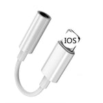 3.5mm Jack Audio Cable Adapter for iPhone X XS Max 8 7 Plus  Earphone Aux Splitter Headphone 12 IOS Syetem Converter Accessories