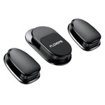 FLOVEME Mini Magnetic Phone Holder 3Pcs Set Car Clips USB Cable Organizer Storage Car Hook Car Sticker Holder Phone Accessories