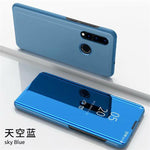 For Huawei Honor 20 Lite Case Luxury Smart Mirror Flip Cover On Honor 20 Lite MAR-LX1H 6.15 inch Accessory Fundas Coque