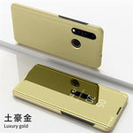 For Huawei Honor 20 Lite Case Luxury Smart Mirror Flip Cover On Honor 20 Lite MAR-LX1H 6.15 inch Accessory Fundas Coque