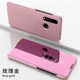 For Huawei Honor 20 Lite Case Luxury Smart Mirror Flip Cover On Honor 20 Lite MAR-LX1H 6.15 inch Accessory Fundas Coque