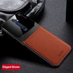 Phone Case for OPPO Reno 2 2z Case Luxury Business PC Grained Leather Shockproof Back Case for Reno 2 Reno 2z 3 Case Accessories