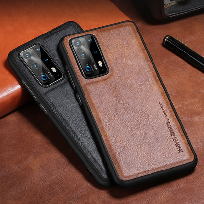 X-Level Leather Case For Huawei P40 Pro P30 Pro Original Soft Silicone Edge Back Phone Cover For Huawei P40 Lite 5G Case
