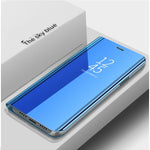 case honor 9 c cases smart mirror flip cover for huawei honor 9c 2020 funas honor9c stand book coque xonor c9 aka-l29 6.39''