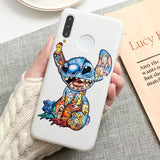 Phone Case For Huawei P30 P20 P40 Honor 9A 9S 8X 9X Mate 20 10 Lite Pro Y6 Y7 Y9 P Smart 2020 2019 Z Cartoon Stitch Silicon Case