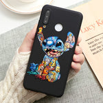Phone Case For Huawei P30 P20 P40 Honor 9A 9S 8X 9X Mate 20 10 Lite Pro Y6 Y7 Y9 P Smart 2020 2019 Z Cartoon Stitch Silicon Case