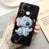 Phone Case For Huawei P30 P20 P40 Honor 9A 9S 8X 9X Mate 20 10 Lite Pro Y6 Y7 Y9 P Smart 2020 2019 Z Cartoon Stitch Silicon Case