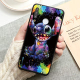 Phone Case For Huawei P30 P20 P40 Honor 9A 9S 8X 9X Mate 20 10 Lite Pro Y6 Y7 Y9 P Smart 2020 2019 Z Cartoon Stitch Silicon Case