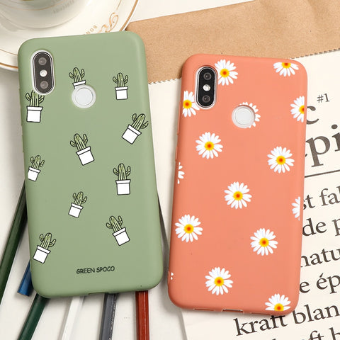 Daisy Flower Case For Xiaomi Redmi Mi A3 7A Note 4X 5A 5 6 7 8 T 10 Pro 8T 8A K20 K30 A3 9 8 Lite Pro SE Silicone TPU Cover Case