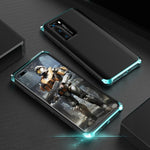 Shockproof Armor Case For Huawei P40 Pro Case Hard Tpu Metal Bumper Phone Cases For Huawei P40pro Cover Accessories Protection